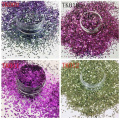 Couleur Changement de paillettes Changement Couleur sous différents angles paillettes caméléon pour Noël Cosmetic Nail Art Toys Crafts